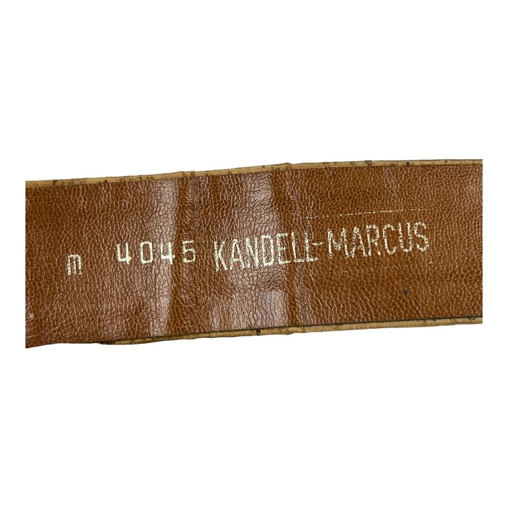 Vintage Kandell - Marcus Belt and Buckle MCM size M - Picture 2 of 11